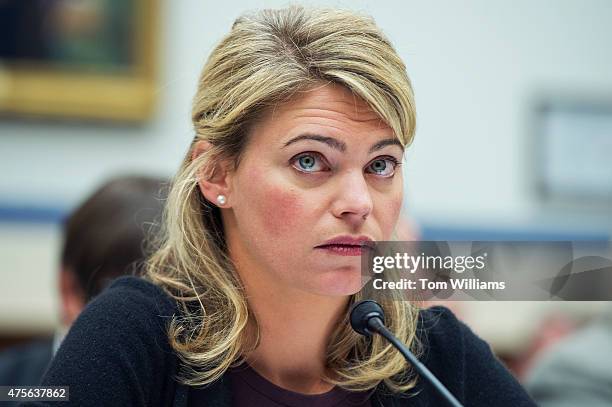 Sarah Feinberg, Federal Railroad Administration Acting Administrator, testifies before a House Transportation and Infrastructure Committee hearing in...