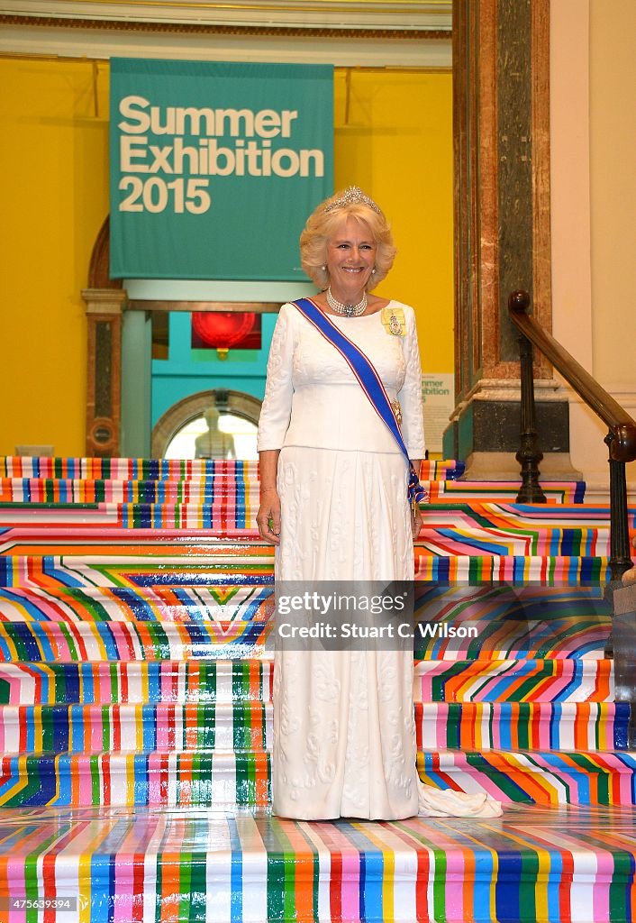 The Duchess Of Cornwall Attends The Royal Academy Of Arts Annual Dinner