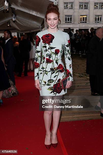 Eleanor Tomlinson attends the Glamour Women Of The Year Awards at Berkeley Square Gardens on June 2, 2015 in London, England.