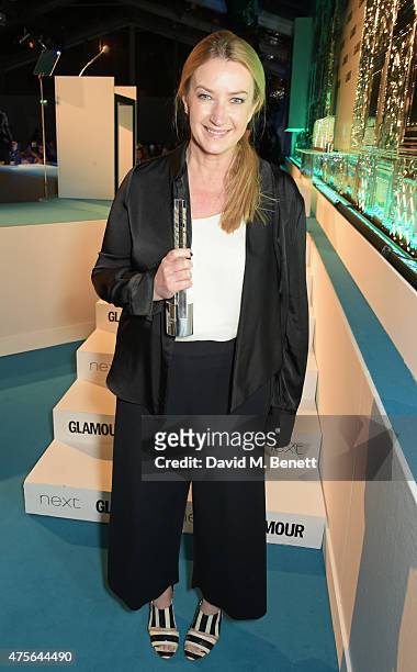 Accessories of the Year winner Anya Hindmarch attends the Glamour Women Of The Year awards at Berkeley Square Gardens on June 2, 2015 in London,...