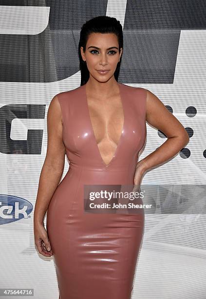 Kim Kardashian West attends the Hype Energy Drinks U.S. Launch on June 2, 2015 in Nashville, Tennessee.