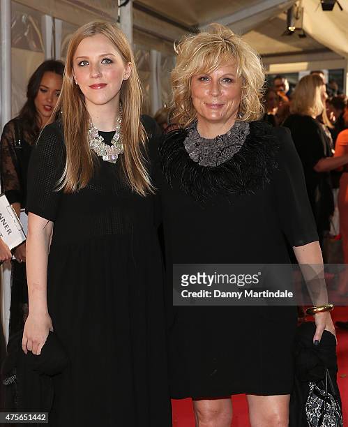 Jennifer Saunders and daughter Freya Edmondson attends the Glamour Women Of The Year Awards at Berkeley Square Gardens on June 2, 2015 in London,...