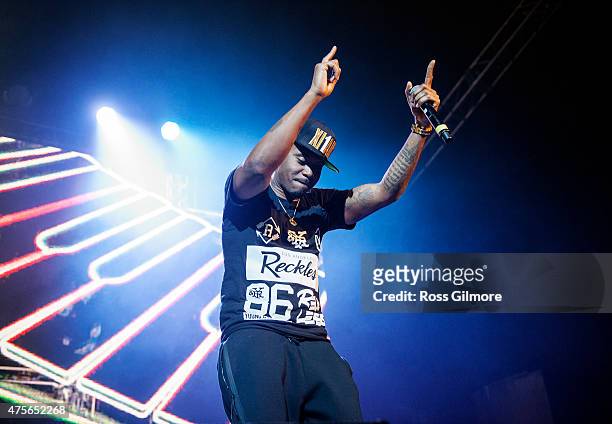 Rapper Nas performs at O2 Academy Glasgow on June 2, 2015 in Glasgow, United Kingdom
