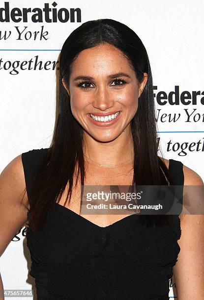 Meghan Markle attends the UJA-Federation New York's Entertainment Division Signature Gala at 583 Park Avenue on June 2, 2015 in New York City.