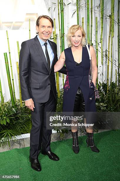 Artist Jeff Koons and photographer Cindy Sherman attend Museum Of Modern Art's 2015 Party In The Garden - Arrivals at Museum of Modern Art on June 2,...