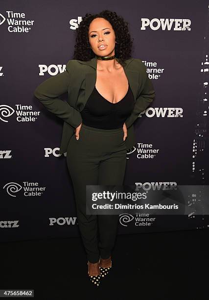 Elle Varner attends "Power" Season Two Series Premiere at Best Buy Theater on June 2, 2015 in New York City.