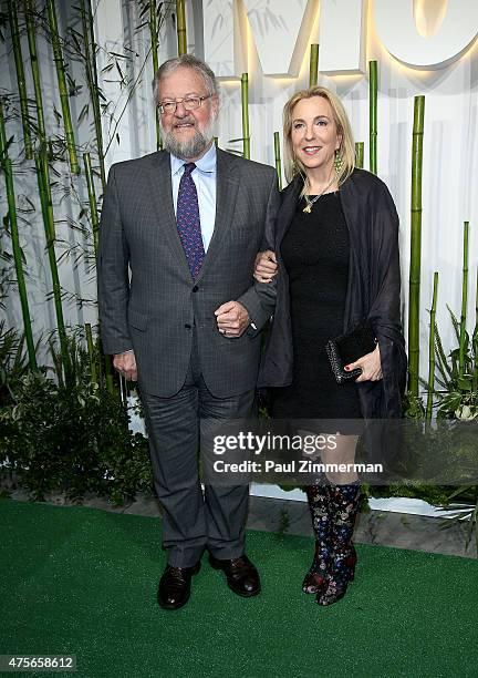 David Rockefeller, Jr. And Susan Rockefeller attend the 2015 Museum of Modern Art Party In The Garden and special salute to David Rockefeller on his...