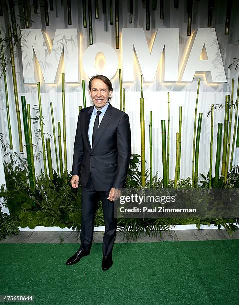 Jeff Koons attends the 2015 Museum of Modern Art Party In The Garden and special salute to David Rockefeller on his 100th Birthday at Museum of...