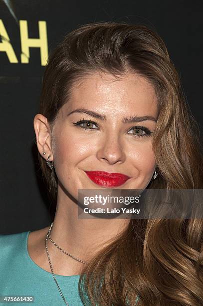 Actress Eugenia 'La China' Suarez attends the premiere of Abzurdah at the Hoyts Cinemas on June 2, 2015 in Buenos Aires, Argentina.