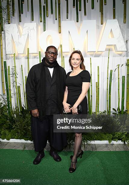 Director Steve McQueen attends Museum Of Modern Art's 2015 Party In The Garden - Arrivals at Museum of Modern Art on June 2, 2015 in New York City.