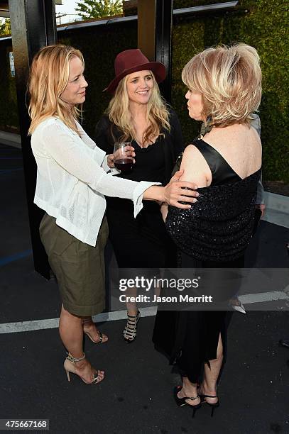 Actress Maria Bello, CEO and founder of The Communication Group Clare Munn and Sundance Institute board chair Pat Mitchell attend the 2015 Sundance...