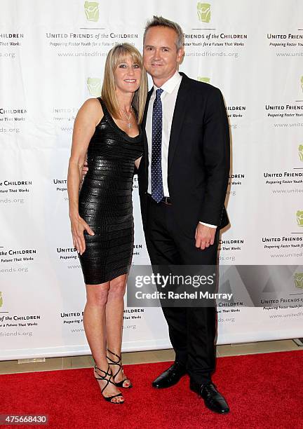 Honorees Ande Rosenblum and Roy Price attends United Friends Of The Children Brass Ring Awards Dinner honoring Roy Price and Ande Rosenblum at The...