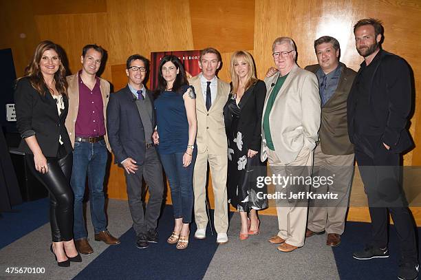 Moderator Kristin Dos Santos, HBO executive Casey Bloys, actors Dan Bucatinsky, Laura Silverman, exectuve producer Michael Patrick Kin, actors Lisa...