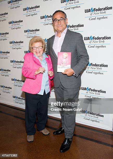 Dr. Ruth Westheimer attends the UJA-Federation New York's Entertainment Division Signature Gala at 583 Park Avenue on June 2, 2015 in New York City.
