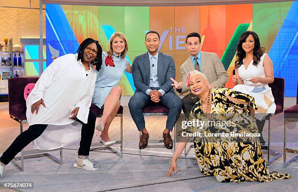 Raven Symone and Mario Cantone are the guest co-hosts, Tuesday, May 26, 2015 on Walt Disney Television via Getty Images's "The View." "The View" airs...