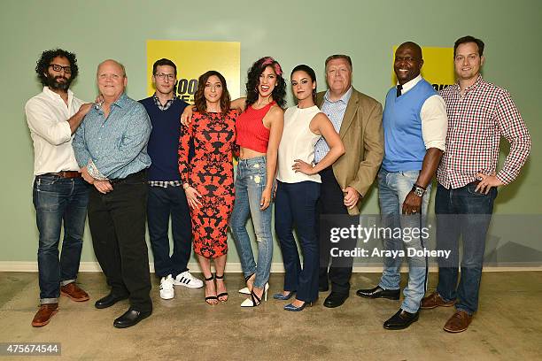 Jason Mantzoukas, Dirk Blocker, Andy Samberg, Chelsea Peretti, Stephanie Beatriz, Melissa Fumero, Joel McKinnon Miller, Terry Crews and Dan Goor...