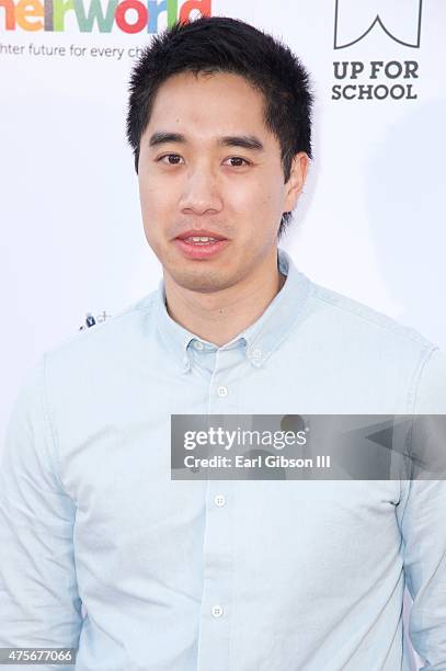 Director Steve Nguyen attends the Theirworld Collaboration with Astley Clark Summer Reception at The British Residence on June 2, 2015 in Los...