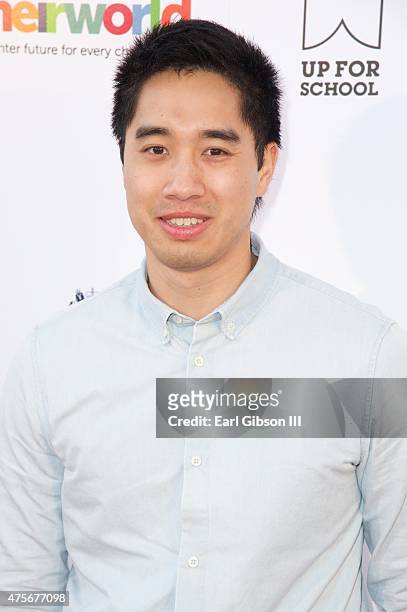 Director Steve Nguyen attends the Theirworld Collaboration with Astley Clark Summer Reception at The British Residence on June 2, 2015 in Los...