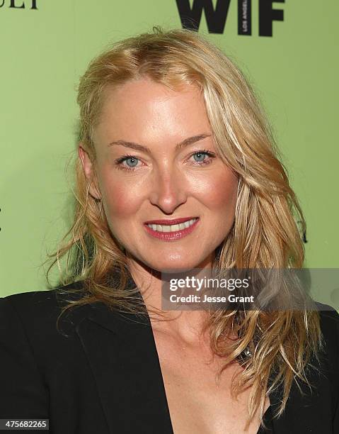 Lily Zu Sayn-Wittgenstein Berlebour attends the Women In Film Pre-Oscar Cocktail Party presented by Perrier-Jouet, MAC Cosmetics & MaxMara at Fig &...