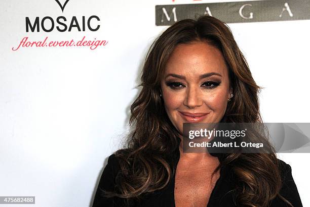 Leah Remini arrives for the Viva Glam Issue Launch Party Hosted by cover girl Leah Remini held at Riviera 31 on June 2, 2015 in Beverly Hills,...