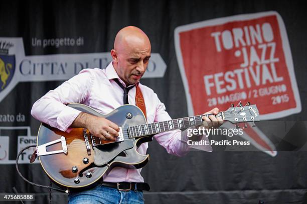 The Bobo Trio, with drummer Christian Meyer , performed live at the fourth edition of forth Turin Jazz Festival.