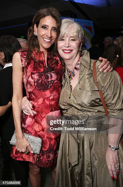 Producer Claire Rudnick Polstein and Melinda Ledbetter attend the Roadside Attractions' Premiere Of "Love & Mercy" at the Samuel Goldwyn Theater on...
