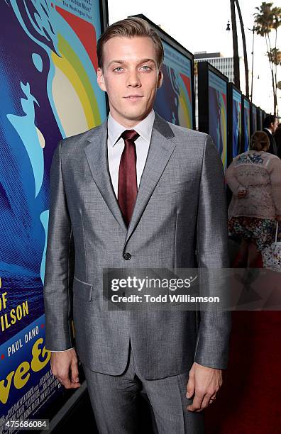 Jake Abel attends the Roadside Attractions' Premiere Of "Love & Mercy" at the Samuel Goldwyn Theater on June 2, 2015 in Beverly Hills, California.