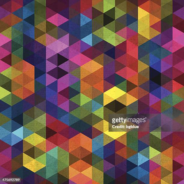 abstract geometric background - stained glass stock illustrations