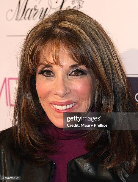 Kate Linder arrives at Charmaine Blake Ultra Gold Oscar Gifting Suite on February 28, 2014 in Los Angeles, California.