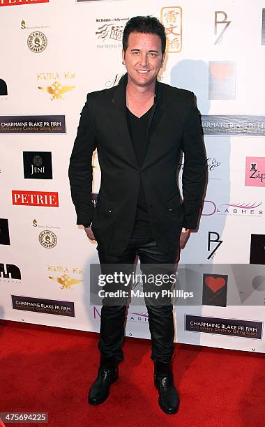 Seth Aaron arrives at Charmaine Blake Ultra Gold Oscar Gifting Suite on February 28, 2014 in Los Angeles, California.