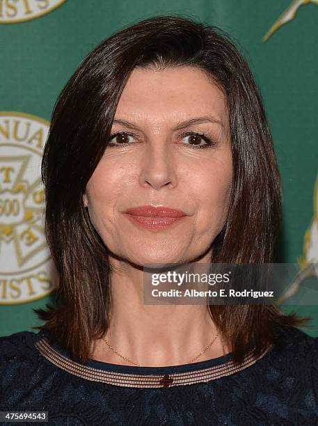 Actress Finola Hughes attends the International Cinematographers Guild Presents The 51st Annual Publicists Awards Luncheon at Regent Beverly Wilshire...