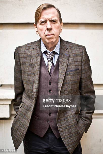 Actor Timothy Spall is photographed for the Times on April 7, 2015 in London, England.