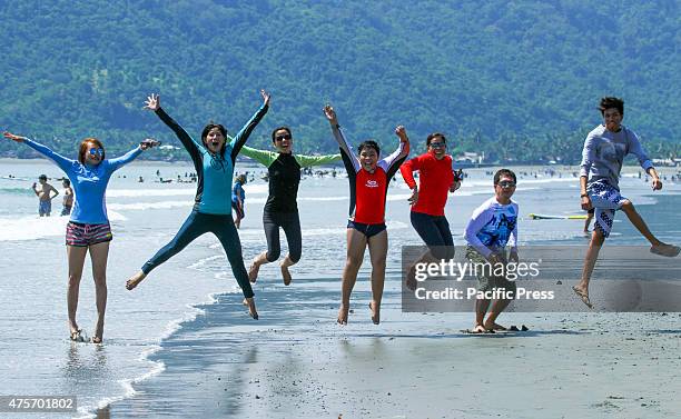 Local tourist visiting Baler as the famous birthplace of..., News Photo