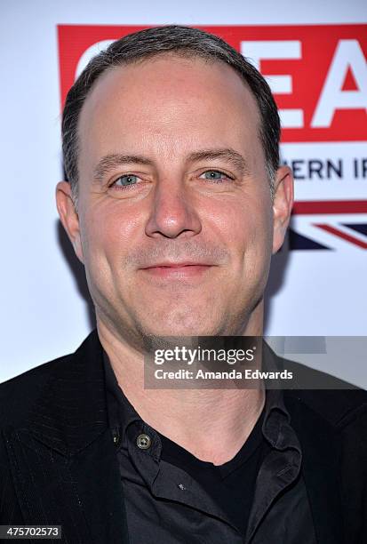 Writer Kirk DeMicco arrives at the GREAT British Film Reception honoring the British Nominees of The 86th Annual Academy Awards at British Consul...