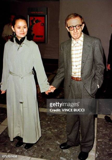 Actor-director Woody Allen and his adopted daughter and girlfriend, Soon Yi Previn arrive for the world premiere of his new film, "Deconstructing...