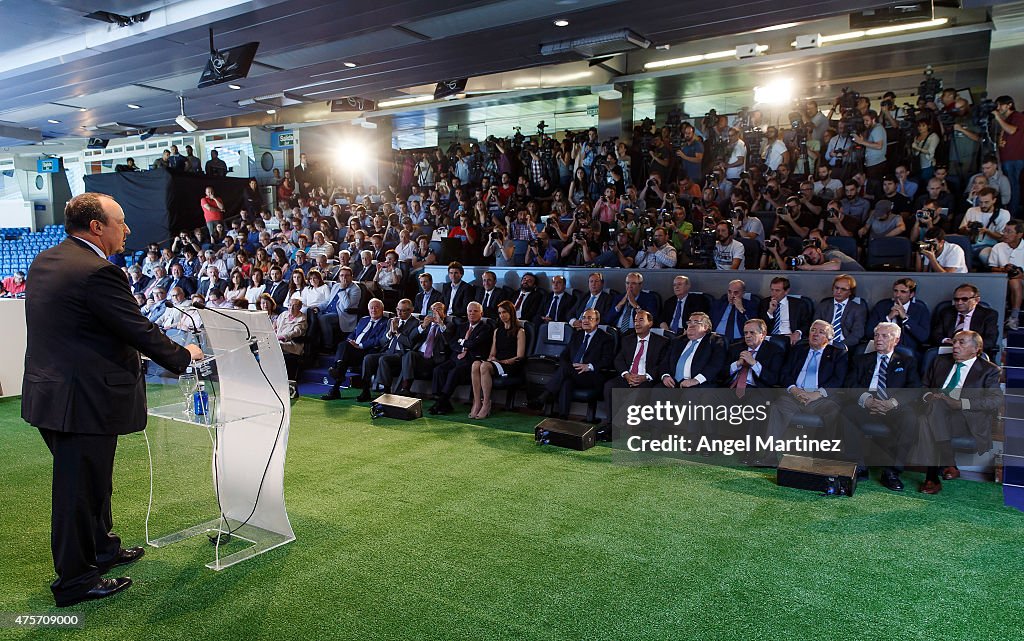 Rafael Benitez Unveiled as the New Manager of Real Madrid