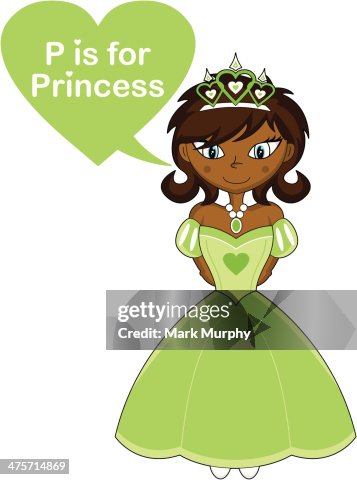 Learn To Read Princess Cartoon High-Res Vector Graphic - Getty Images