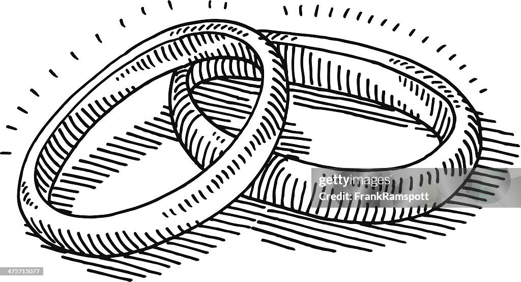 Wedding Rings Drawing