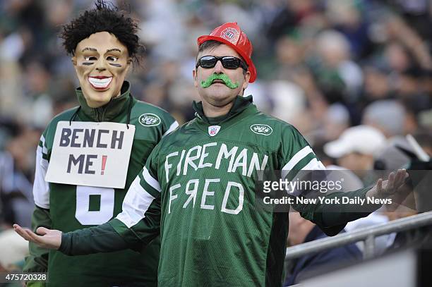 Jets Fans, 2nd quarter of New York Jets vs. St. Louis Cardinals at MetLife Stadium. East Rutherford, NJ. Sunday, December 2, 2012.