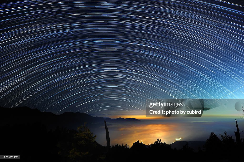 Star trails