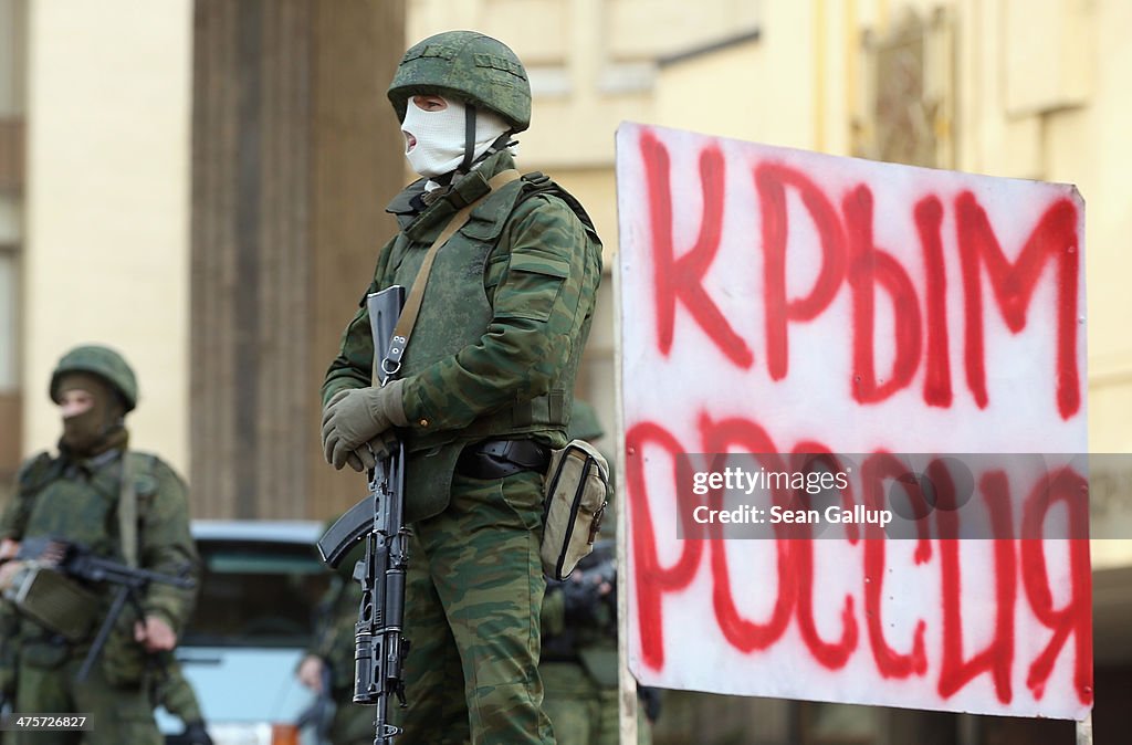Concerns Grow In Ukraine Over Pro Russian Demonstrations In The Crimea Region