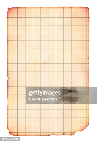 Old Math Graph Paper Old Paper Used To Teach Mathematics In Primary Schools High-Res Vector ...