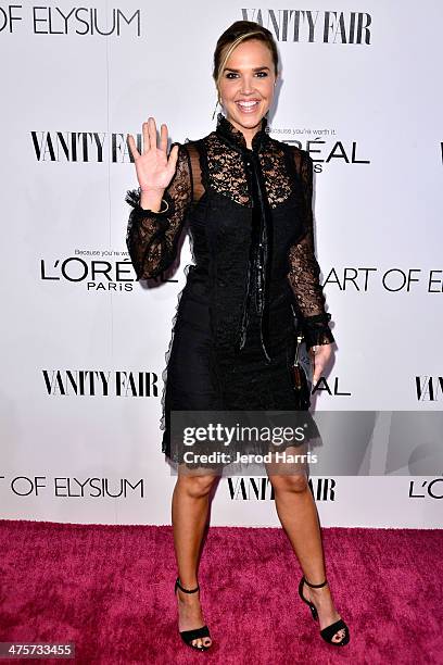 Arielle Kebbel attends the Vanity Fair Campaign Hollywood Kick Off at Sadie Kitchen and Lounge on February 28, 2014 in Los Angeles, California.