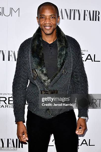 August Richards attends the Vanity Fair Campaign Hollywood Kick Off at Sadie Kitchen and Lounge on February 28, 2014 in Los Angeles, California.