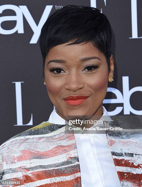Actress Keke Palmer arrives at the 6th Annual ELLE Women In Music Celebration Presented by eBay at Boulevard3 on May 20, 2015 in Hollywood,...