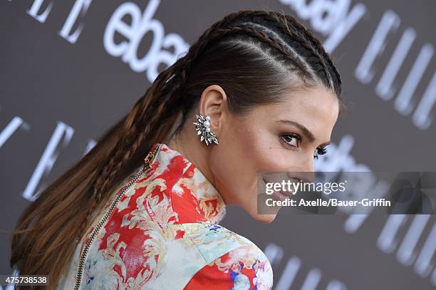 Personality Maria Menounos arrives at the 6th Annual ELLE Women In Music Celebration Presented by eBay at Boulevard3 on May 20, 2015 in Hollywood,...