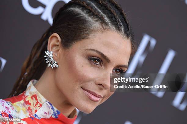 Personality Maria Menounos arrives at the 6th Annual ELLE Women In Music Celebration Presented by eBay at Boulevard3 on May 20, 2015 in Hollywood,...