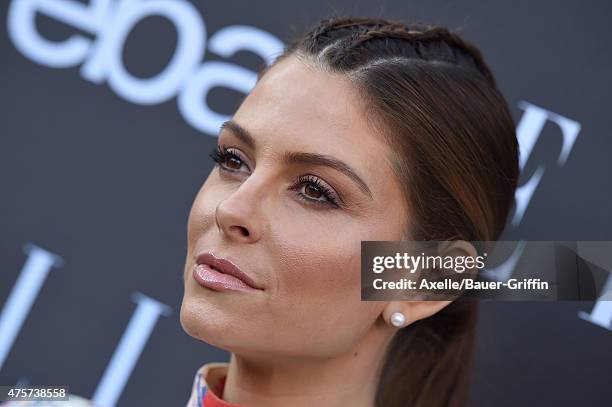 Personality Maria Menounos arrives at the 6th Annual ELLE Women In Music Celebration Presented by eBay at Boulevard3 on May 20, 2015 in Hollywood,...