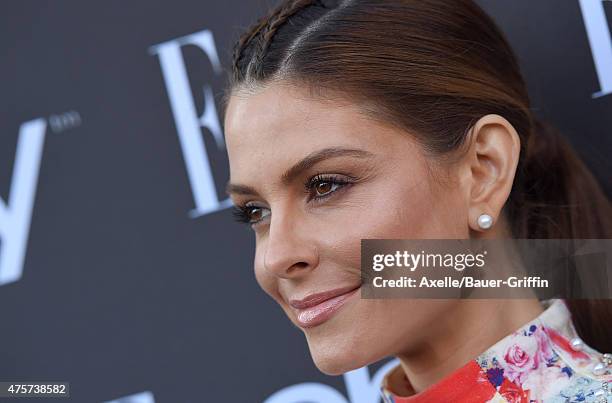 Personality Maria Menounos arrives at the 6th Annual ELLE Women In Music Celebration Presented by eBay at Boulevard3 on May 20, 2015 in Hollywood,...