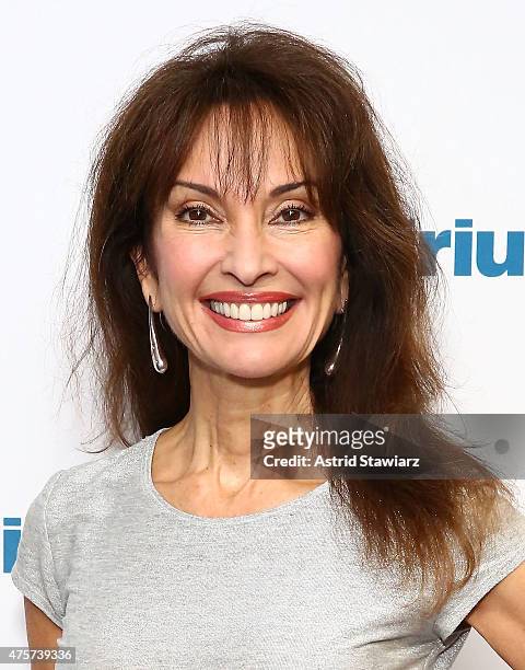 Actress Susan Lucci visits the SiriusXM Studios on June 3, 2015 in New York City.